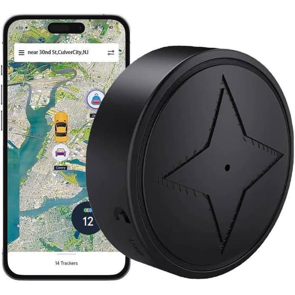 Mini magnetisk GPS-sporer Sanntidssporingsenhet med appkontroll Stabil signallocator