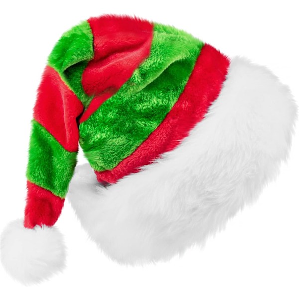 Tomtemössa, Julhatt, Julhatt för Unisex Vuxna, Tjock Sammet Bekväm Klassisk Tomtemössa för Jul, Present till Kvinnor, Män