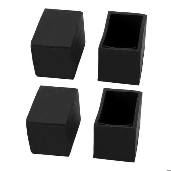 Gummiskydd för möbelben, 20 x 30 mm, golvskydd för stol- och bordsben, 4 stycken