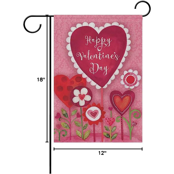 Hyvää Joulua Puu Punainen Puutarhalippu Talvi Lumikiteet Kaksipuoliset Liput 12\" x 18\", Joulu Maalaismainen Talvi Lumi Loma Uusivuosi Pieni Puutarhalippu Banneri Valentine's day