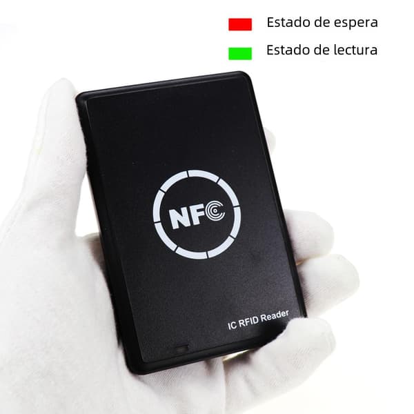RFID NFC Smartkortläsare Skrivare 13.56MHz Krypterad Programmerare för Passerkontroll Nyckelbricka A