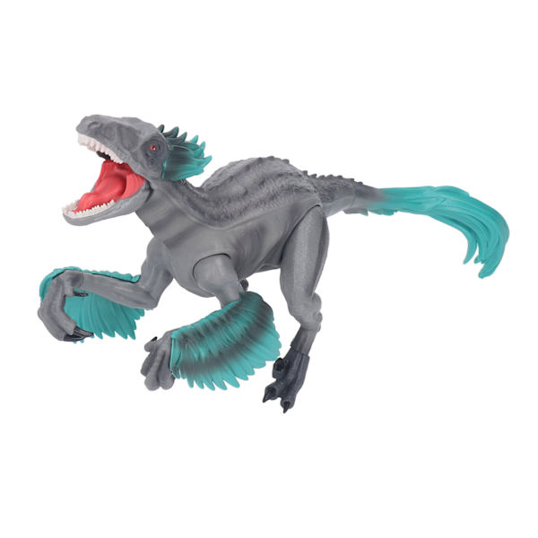 Simuloitu dinosauruslelu muovinen fireraptor sähköinen ääni nukke sopii pojille lahja koristeet tyyli 3 Style3