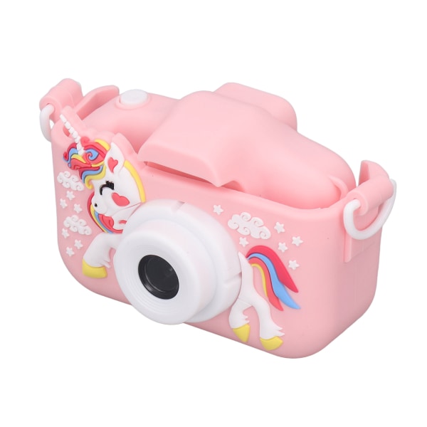 Lasten kameralelu söpö sarjakuva kuvio digitaalinen valokuva videotallennus kamera kannettava kamera yksisarvinen x10s pinkki Pink
