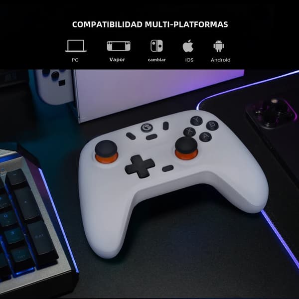 GST4NLB002 GameSir Nova Lite Trådløs Bluetooth og Kablet Spillkontroller Kompatibel med Nintendo Switch, Android, iOS, PC og Steam