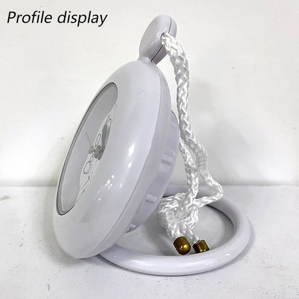 Vattentät badrumsklocka Klokke kan henges med håndduk Väggklocka Skrivbordsklocka med dobbel bruk