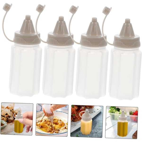 8-pack Smörgåspåsar, Squeezeboteller för Sås, Målarfärg, Squeezeboteller för Kryddor, Squeezeboteller för Salladsdressing, Squeezeboteller för Sås