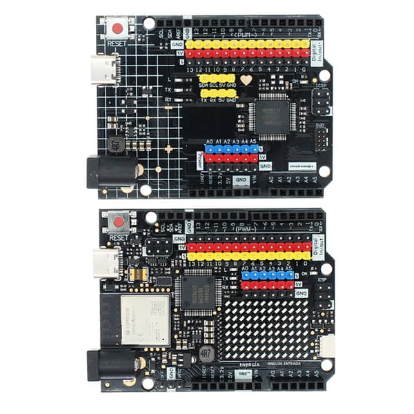 UNO R4 Minima/WiFi Utviklingskort, Kompatibelt med Arduino Programmeringskontroller for Læring av Elektronikk
