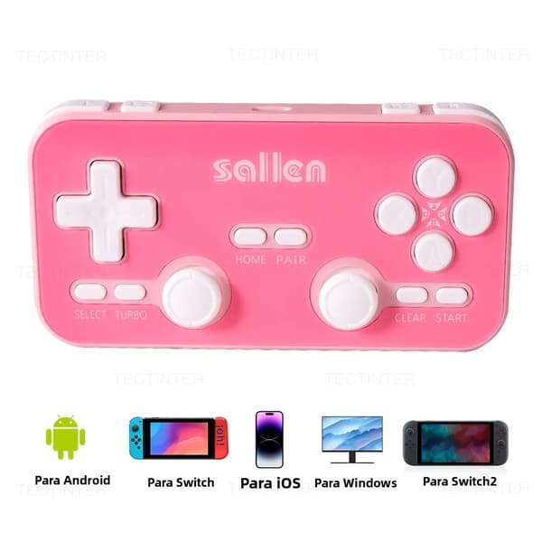 Blue Q103 Trådløs Bluetooth-spilcontroller, kompatibel med Switch-stil, PS3, iOS, Android, PC