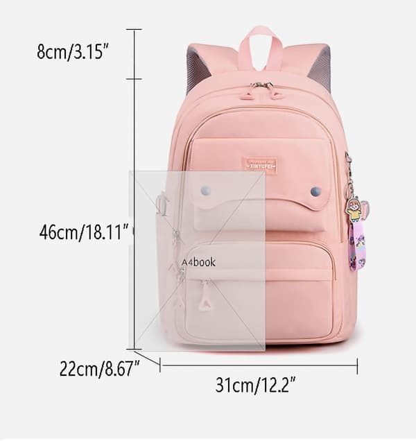 Ryggsäckar för pojkar och flickor, Unisex skolryggsäckar Laptop skolväskor, Tonårsryggsäckar Blå