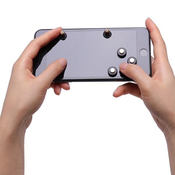 2 A Knapper Metal Controller, Kompatibel med PUBG Mini Gamepad, Trigger Knapper, Sigteanordning, Android, iPhone 7