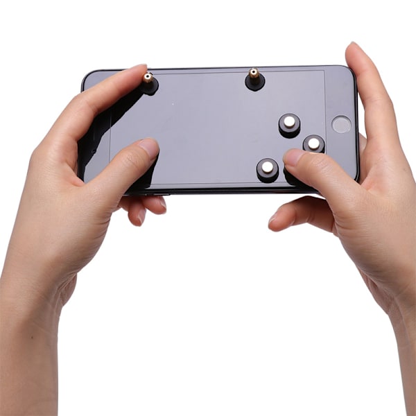 2 A Knapper Metallkontroller, Kompatibel med PUBG Mini Gamepad, Triggerknapper, Sikteenhet, Android, iPhone 7