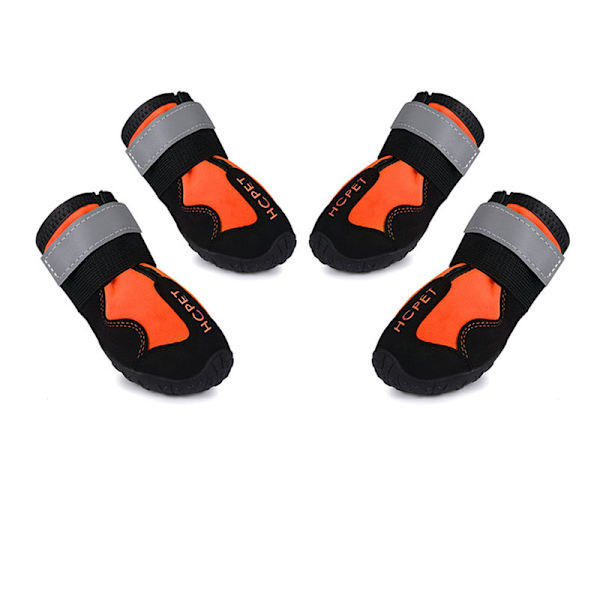 Bärbar dricksfontän för husdjur för utomhusvandring orange size 2