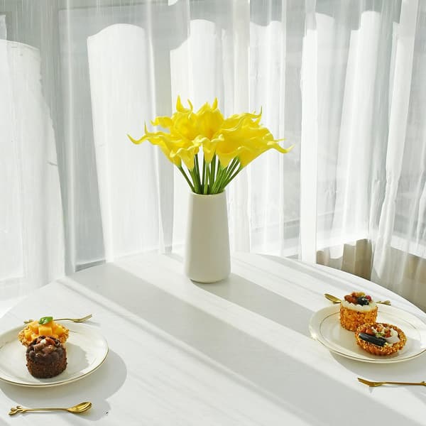 Kunstige blomster, gule, 20 stk. yellow