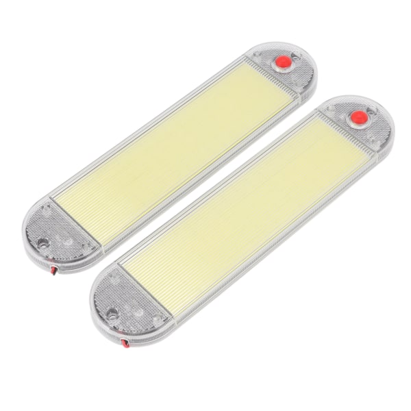 2 kpl sisätilojen LED-lukuvalot DC 12V-24V COB lampunkannella ajoneuvoihin ja veneisiin