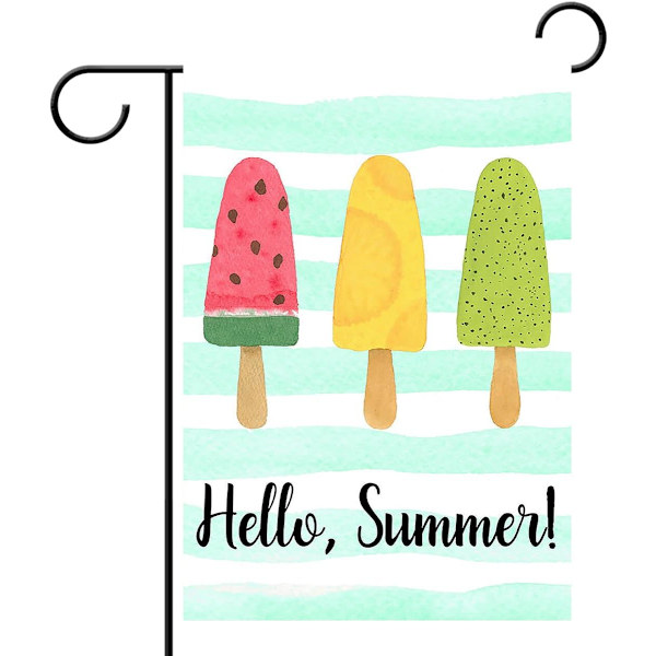 Glædelig Jul Træ Rød Haveflag Vinter Snefnug Dobbeltsidet Flag 12\" x 18\", Jul Rustik Vinter Sne Ferie Nytår Lille Haveflag Banner Summer
