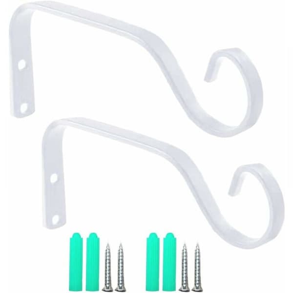 Planteophæng, hvid, 2 stk.