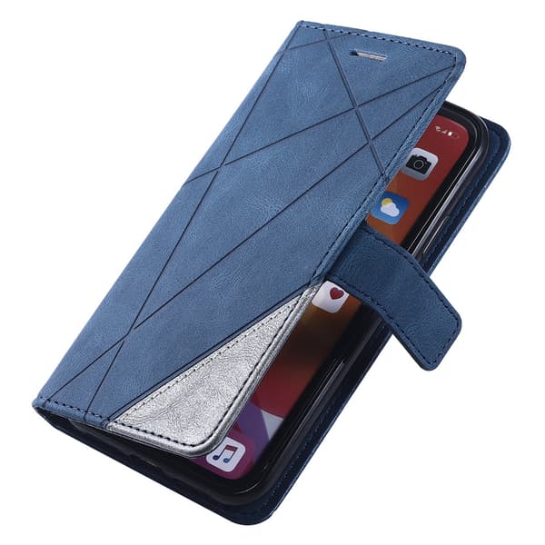Sort; Ægte læder flip telefoncover til Samsung Galaxy S20 Lite, understøtter 5G, tegnebogsdesign, sødt udseende. black S20 Lite