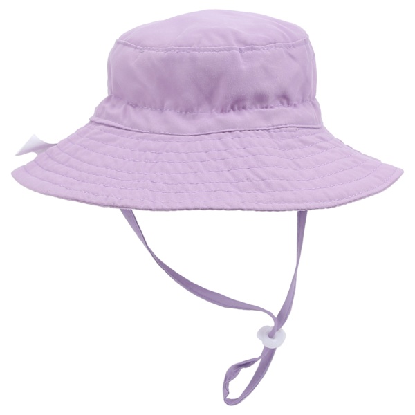 Børns solhat, vindafvisende, trykt strandhat, justerbar solhat, lilla M (50-54) purple M (50-54)