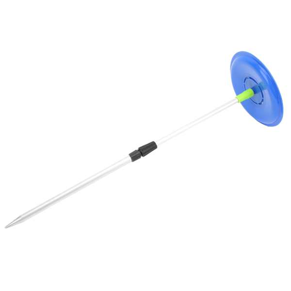 Glow-in-the-dark enkeltlags agnskjål, robust og holdbar magnetisk med jordplugg, egnet for utendørs fiskeutstyr, blå blue