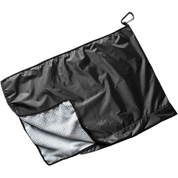 Mikrofiber Golf Håndklæder Regnbeskyttelse Dækning Bærbar Golf Regnhætte Håndklæde 2 i 1 Golf Håndklæde Regn Dækning til Mænd Kvinder 2 i 1