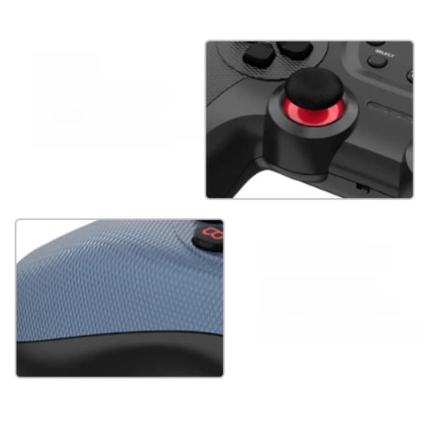 Grön trådlös spelkontroll, kompatibel med Android, PC och TV-box, mobil speljoystick
