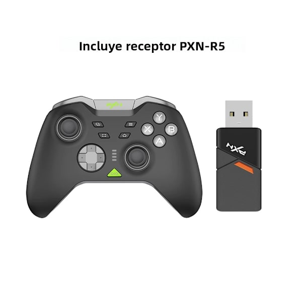 Svart Bluetooth-spelkontroll, kompatibel med Switch, PC och Android-enheter, Hall-triggers, Multi-Mode Design