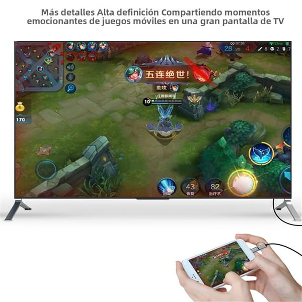 LD39 HD TV Streaming Stick, Micro USB/Type-C til HDMI-adapter, 1080P skærmspejling til Android-telefon/tablet