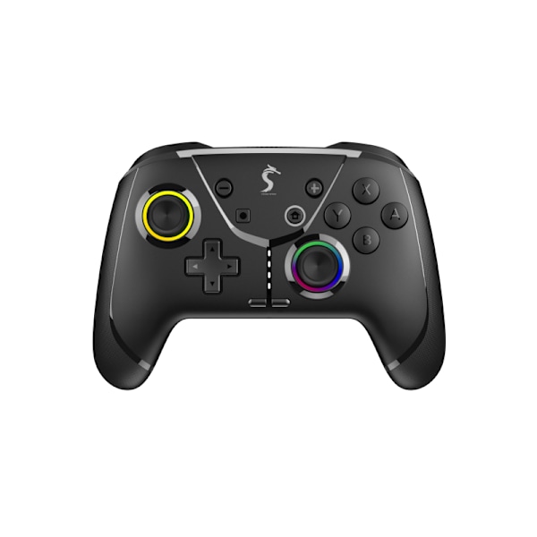 Pi Trådløs Controller, Kompatibel med Switch, Steam, PC, TV, Android, iOS, RGB-belysning, Vibration