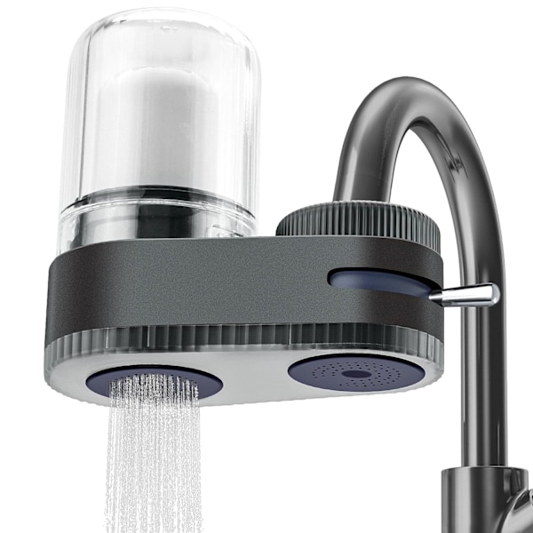 Vattenfilter för diskbänk - Kranvattenfilter för diskbänk, Transparent kranmonterat vattenfilter, Badrum