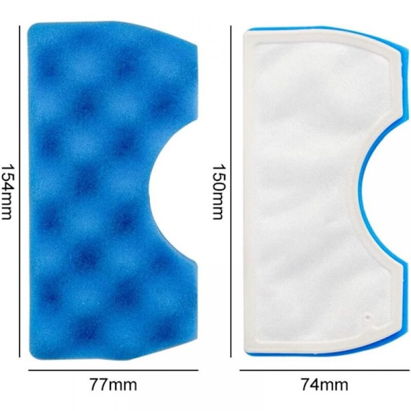 Dammsugarfilter, 3-delars set