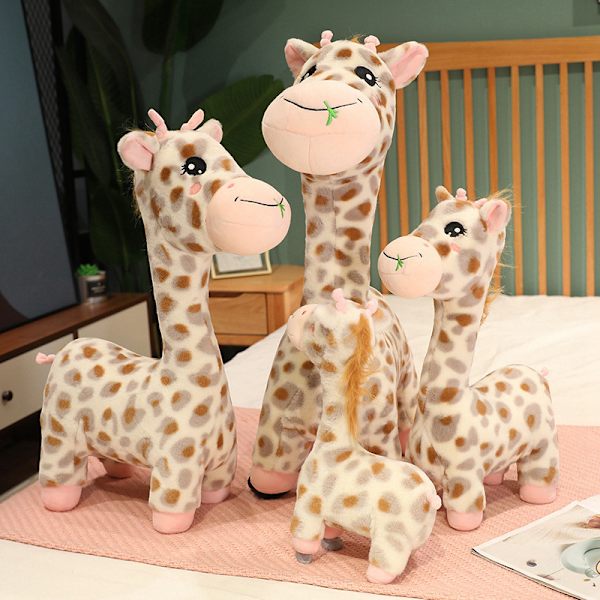 Plush Giraff, 40cm Giraffeplysj  Giraffeleketøy  Plushleketøy for barn Bursdagsgave Søt Tegneseriegiraff