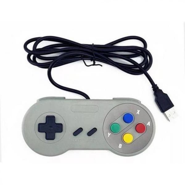 Trådbunden Retro 16-bitars spelkontroll kompatibel med Switch, klassisk konsoltillbehör