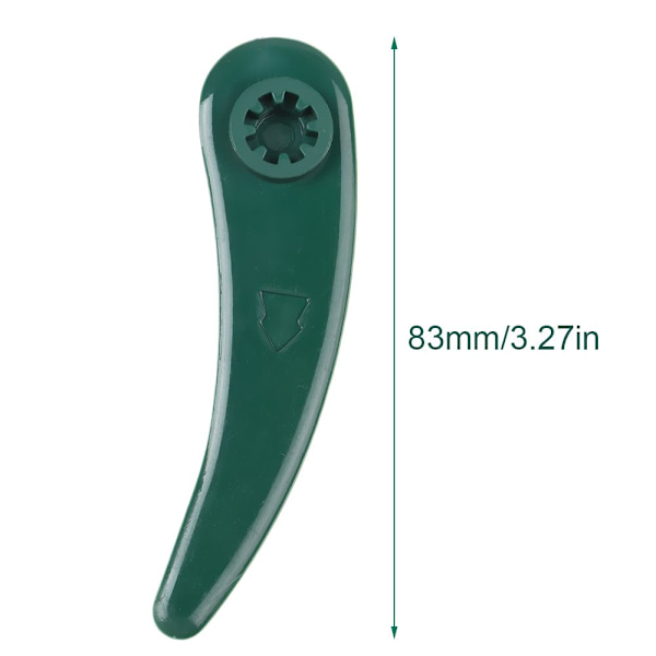 50 stk. Plæneklipper Plastklinger Klippeblade til Bosch Plæneklipper
