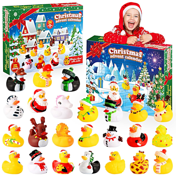 Adventskalender 2024 Barn, Present Flickor 2 3 4 5 6 7 8 9 10 År Julgåva Barn Leksak från 3-10 År Pojke Julkalender Barn Barnkammare