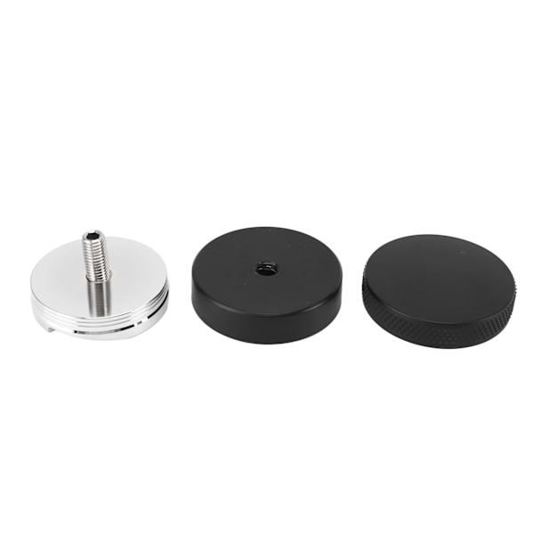 304 Rustfrit Stål Kaffe Dispenser Kaffe Nivellerings Tamper Kaffe Dispenser Værktøj Sort 3mm black 53 mm Heavy