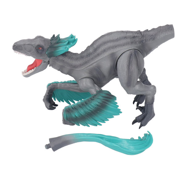 Simuloitu dinosauruslelu muovinen fireraptor sähköinen ääni nukke sopii pojille lahja koristeet tyyli 3 Style3
