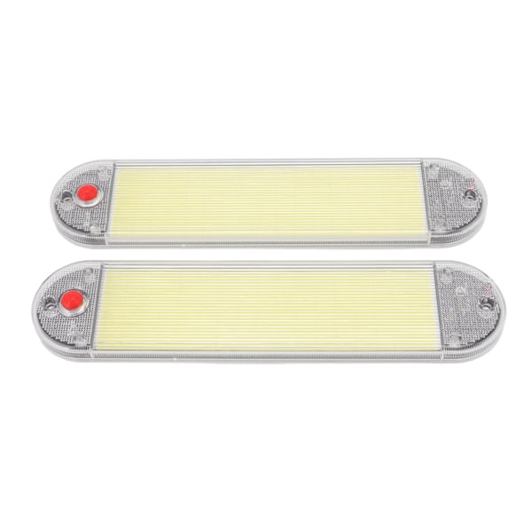 2 kpl sisätilojen LED-lukuvalot DC 12V-24V COB lampunkannella ajoneuvoihin ja veneisiin