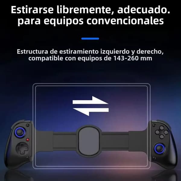 Sort BSP D11 Trådløs Spilcontroller, Kompatibel med Switch Style, Android, iOS, PS3, PS4, Xbox
