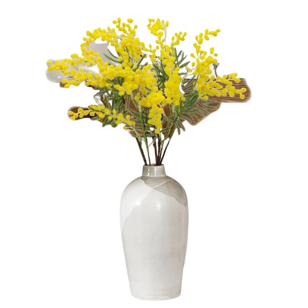 Simulerings kortstammade konstgjorda blommor, 6 st.
