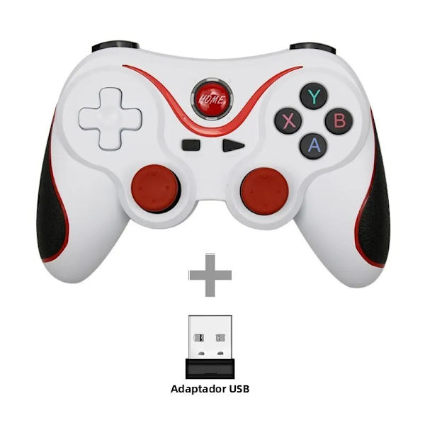 Trådløs Bluetooth-spilcontroller, kompatibel med PC, PS3, iOS-enheder, TV og Switch-konsol