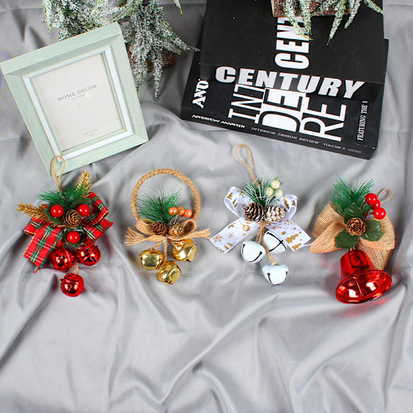 Julbellsdekorationer Jingle Bells Hemdekorationer Red D