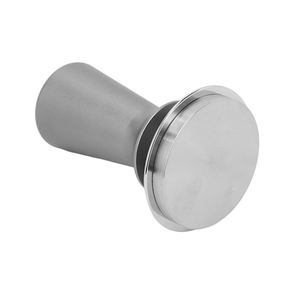 Rostfritt stål trycktamper Lättanvänd kaffemaskin tamper tillbehör för kaffe Grå 51mm Gray 51mm