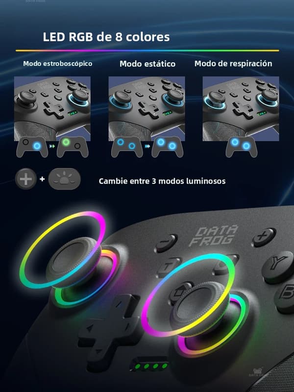 S80 Pro Trådløs Spilcontroller Kompatibel med Switch OLED / Lite og PC, Programmerbare Funktioner, Bluetooth