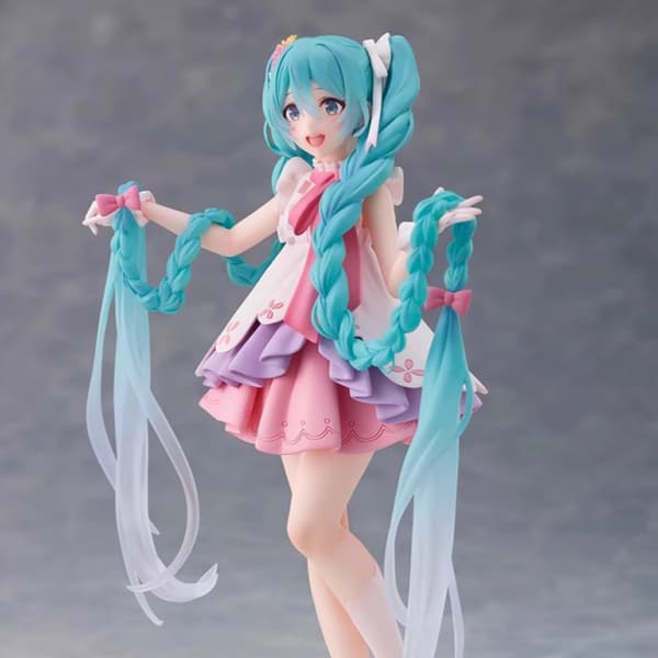 Vocaloid Hatsune Miku Prinsesse Figur med Langt Hår, Anime Samlerobjekt Display Model Legetøj