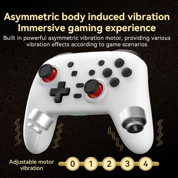 Pink Trådløs Bluetooth Gamepad Kompatibel med Nintendo Switch