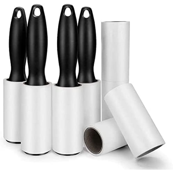 480-bladig Extra Klibbig Lint Roller - Djurhårsborttagare för Kläder - 4 Handtag + 8 Påfyllningspaket A