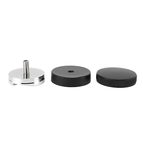 304 Rustfrit Stål Kaffe Dispenser Kaffe Nivellerings Tamper Kaffe Dispenser Værktøj Sort 3mm black 53 mm Heavy