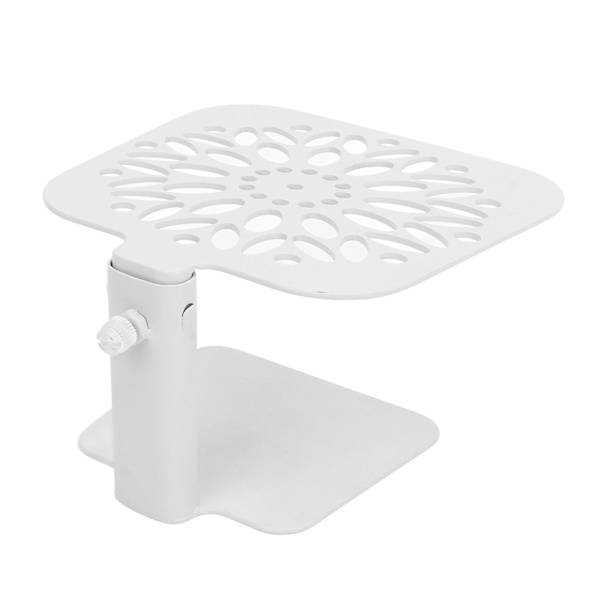 Kaffe vägning rack, justerbar höjd, vattentät kolstål skala stångskyddsställ, kaffemaskin, vitt runt hål white round hole