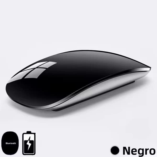 svart-med Apple Original Multi-Touch Surface Magic Mouse med Macbook Pro Air Mini Laptop Tablet PC iPad Bluetooth 5.0 Trådlös Mus black