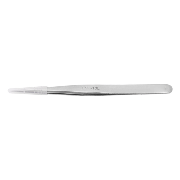 Durable Stainless Steel Precision Tweezer with Anti-Corrosion & High Hardness Features for Industrial Use - 10L